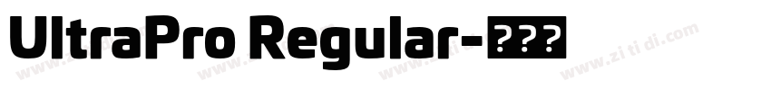UltraPro Regular字体转换